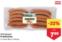 MPreis Greisinger Frankfurter Angebot
