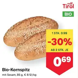 MPreis Bio-Kornspitz Angebot