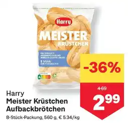 MPreis Harry meister krüstchen aufbackbrötchen Angebot