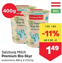 MPreis Salzburg Milch Premium Bio-Skyr Angebot