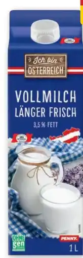 PENNY Ich bin Österreich Vollmilch Länger Frisch Angebot