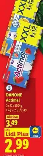 Lidl Danone Actimel Angebot