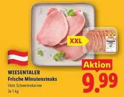 Lidl WIESENTALER Frische Minutensteaks Angebot