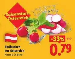 Lidl Radieschen aus Österreich Angebot