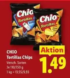 Lidl Chio Tortillas Chips Angebot