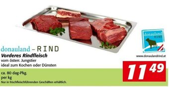 Nah&Frisch Donauland - Rind Vorderes Rindfleisch Angebot