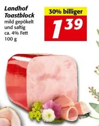Nah&Frisch Landhof Toastblock Angebot