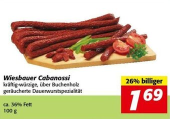 Nah&Frisch Wiesbauer Cabanossi Angebot