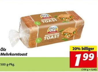 Nah&Frisch Olz Mehrkorntoast Angebot