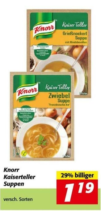 Nah&Frisch Knorr Kaiserteller Suppen Angebot