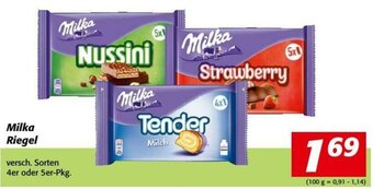 Nah&Frisch Milka Riegel Angebot