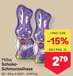 MPreis Milka Schoko- Schmunzelhase Angebot