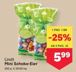 MPreis Lindt Mini Schoko-Eier Angebot