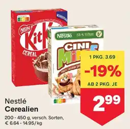 MPreis Nestlé Cerealien Angebot