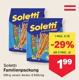 MPreis Soletti Familienpackung Angebot