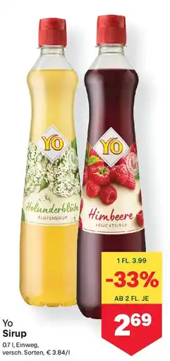 MPreis Yo Sirup Angebot
