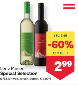 MPreis Lenz Moser Special Selection Angebot
