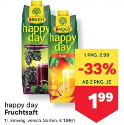 MPreis Happy day fruchtsaft Angebot