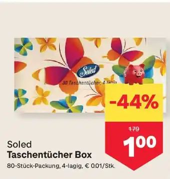 MPreis Soled Taschentücher Box Angebot