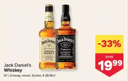 MPreis Jack Daniel's Whiskey Angebot