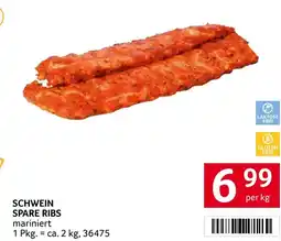 Transgourmet Schwein spare ribs Angebot
