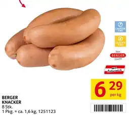 Transgourmet Berger knacker Angebot