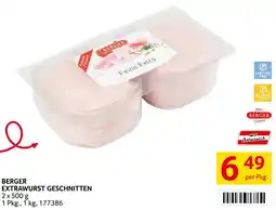 Transgourmet Berger extrawurst geschnitten Angebot