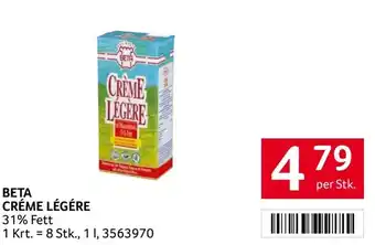 Transgourmet Beta créme légére Angebot