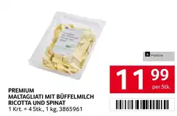 Transgourmet Premium maltagliati mit büffelmilch ricotta und spinat Angebot