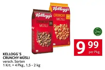 Transgourmet Kellogg's crunchy müsli Angebot