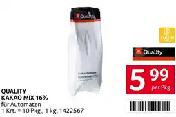 Transgourmet Quality kakao mix 16% Angebot