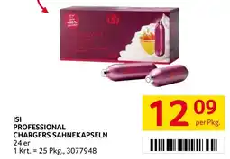 Transgourmet Isi professional chargers sahnekapseln Angebot