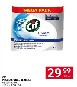 Transgourmet Cif professional reiniger Angebot