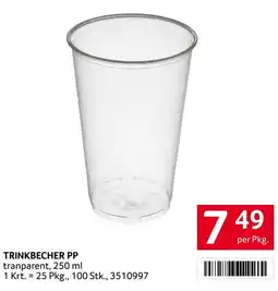 Transgourmet Trinkbecher pp Angebot