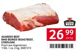 Transgourmet Asaredo beef rind beiried (roastbeef, striploin) Angebot