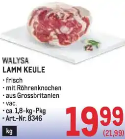 Metro Walysa lamm keule Angebot