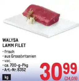 Metro Walysa lamm filet Angebot