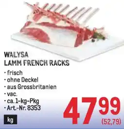 Metro Walysa lamm french racks Angebot