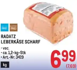 Metro Radatz leberkäse scharf Angebot