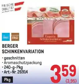 Metro Berger schinkenvariation Angebot
