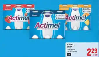 Metro Actimel drink Angebot