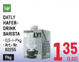 Metro Oatly hafer- drink barista Angebot