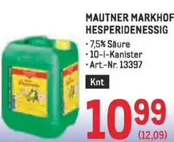 Metro Mautner markhof hesperidenessig Angebot