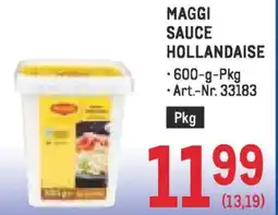 Metro Maggi sauce hollandaise Angebot