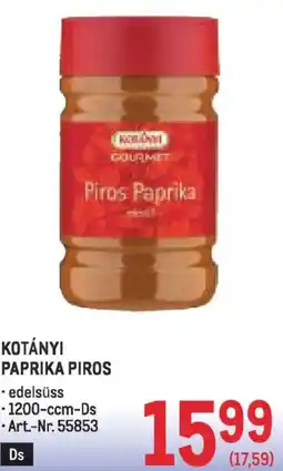 Metro Kotányi paprika piros Angebot