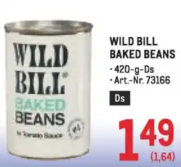 Metro Wild bill baked beans Angebot