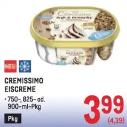 Metro Cremissimo eiscreme Angebot
