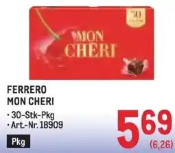 Metro Ferrero mon cheri Angebot