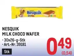 Metro Nesquik milk choco wafer Angebot