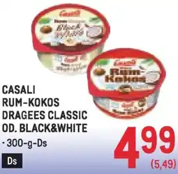 Metro Casali rum-kokos dragees classic od. black&white Angebot